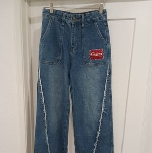 Gucci Wide Leg Jeans
